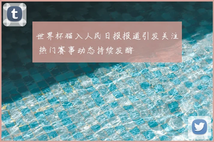 世界杯猫入人民日报报道引发关注 热门赛事动态持续发酵